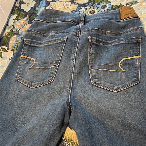 American Eagle Outfitters Dark Blue Skinny Jeans - Picture 4 of 4